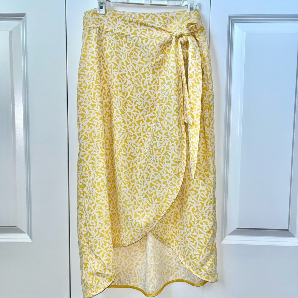 Shirt Never Worn side tie knot layers wrap skirt